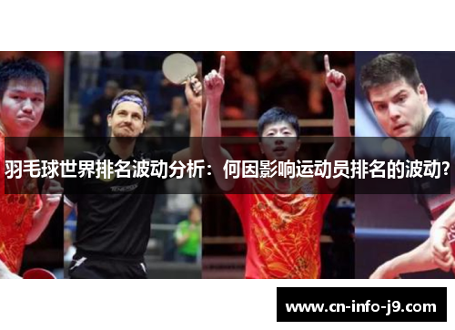 羽毛球世界排名波动分析：何因影响运动员排名的波动？